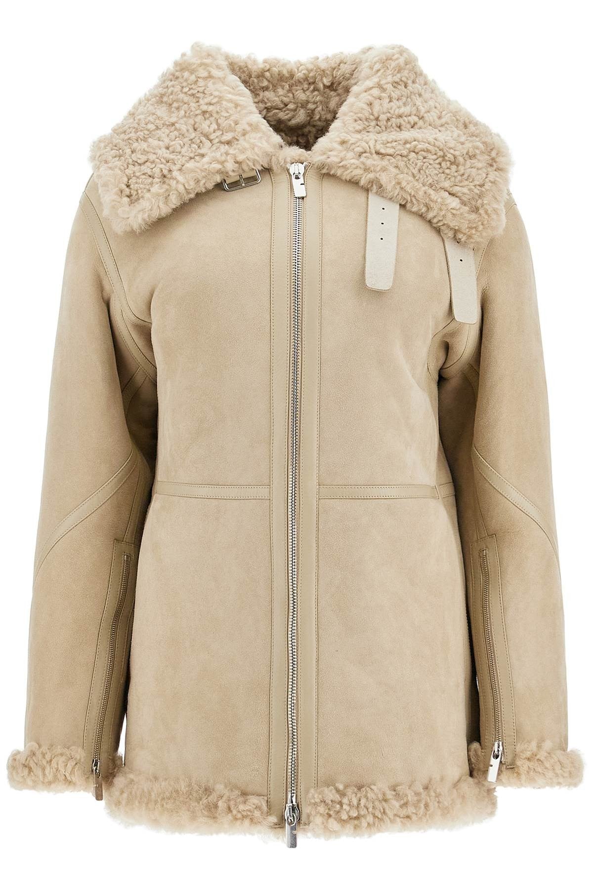 shearling aviator jacket for