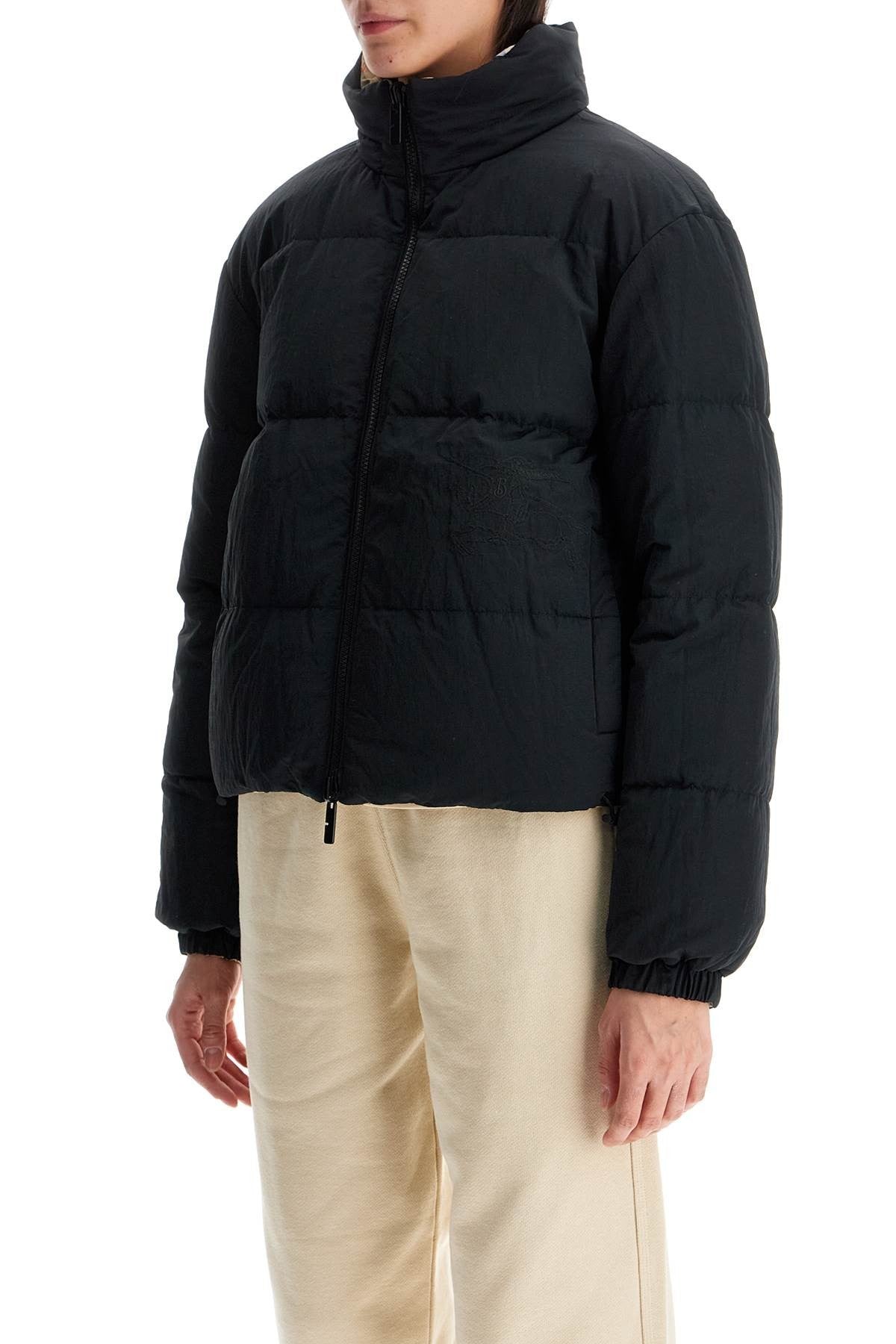 short reversible down jacket