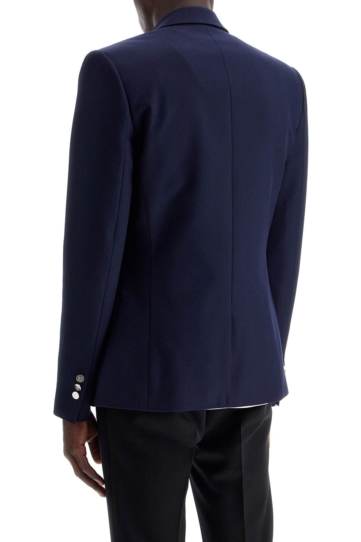 six-button wool jacket