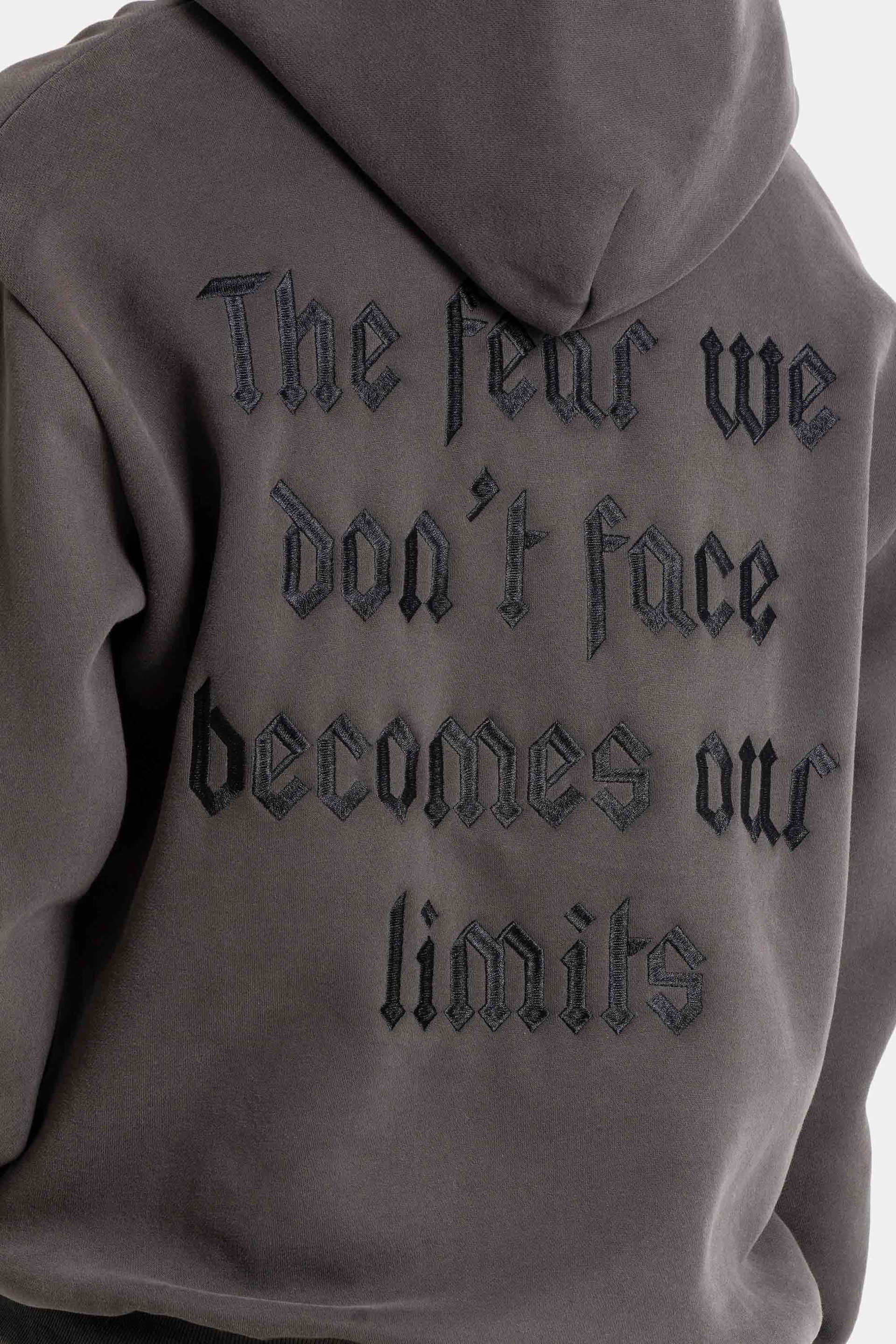 Sixth June THE FEAR embroidery hoodie