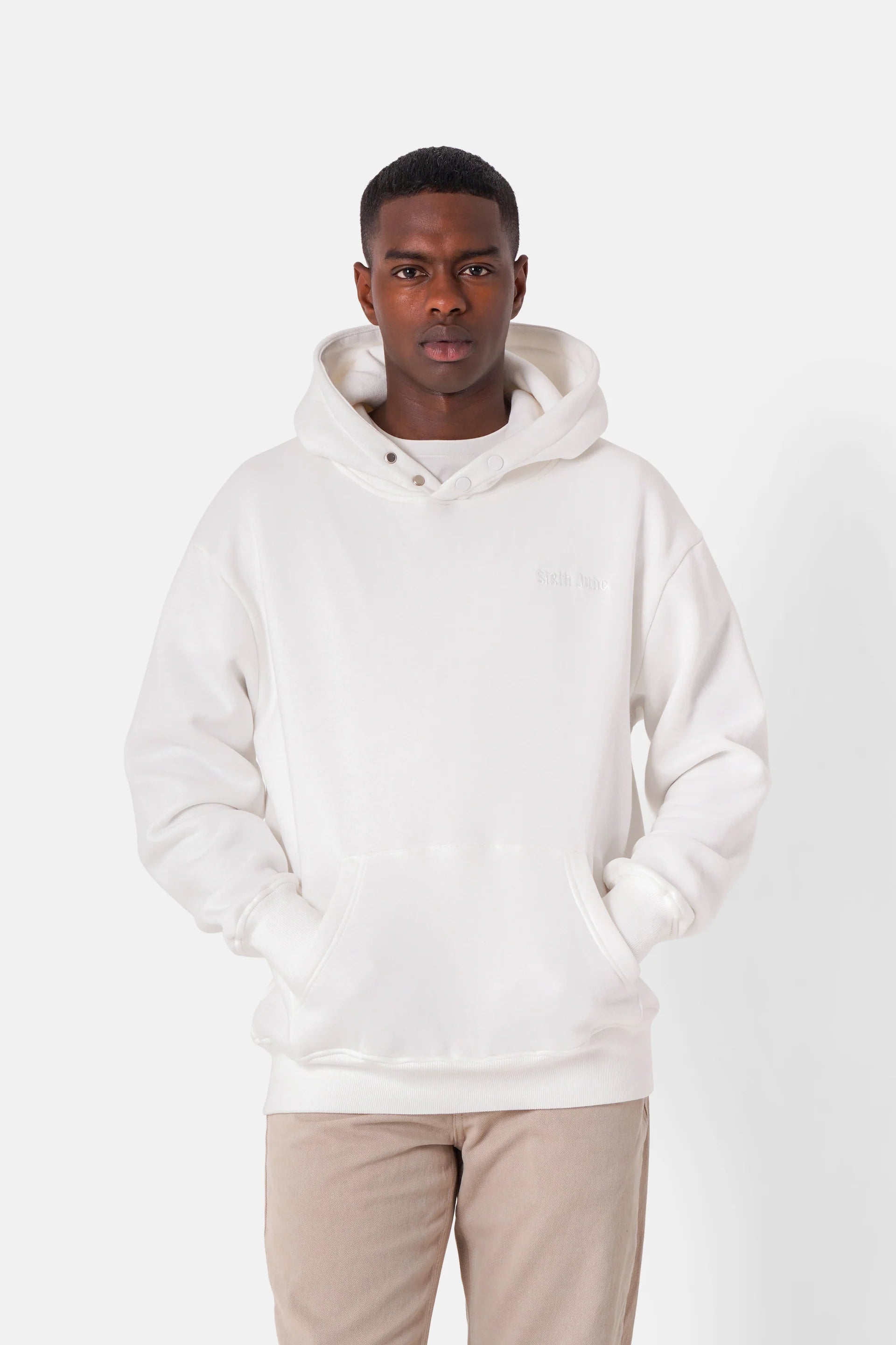 Sixth June THE FEAR embroidery hoodie
