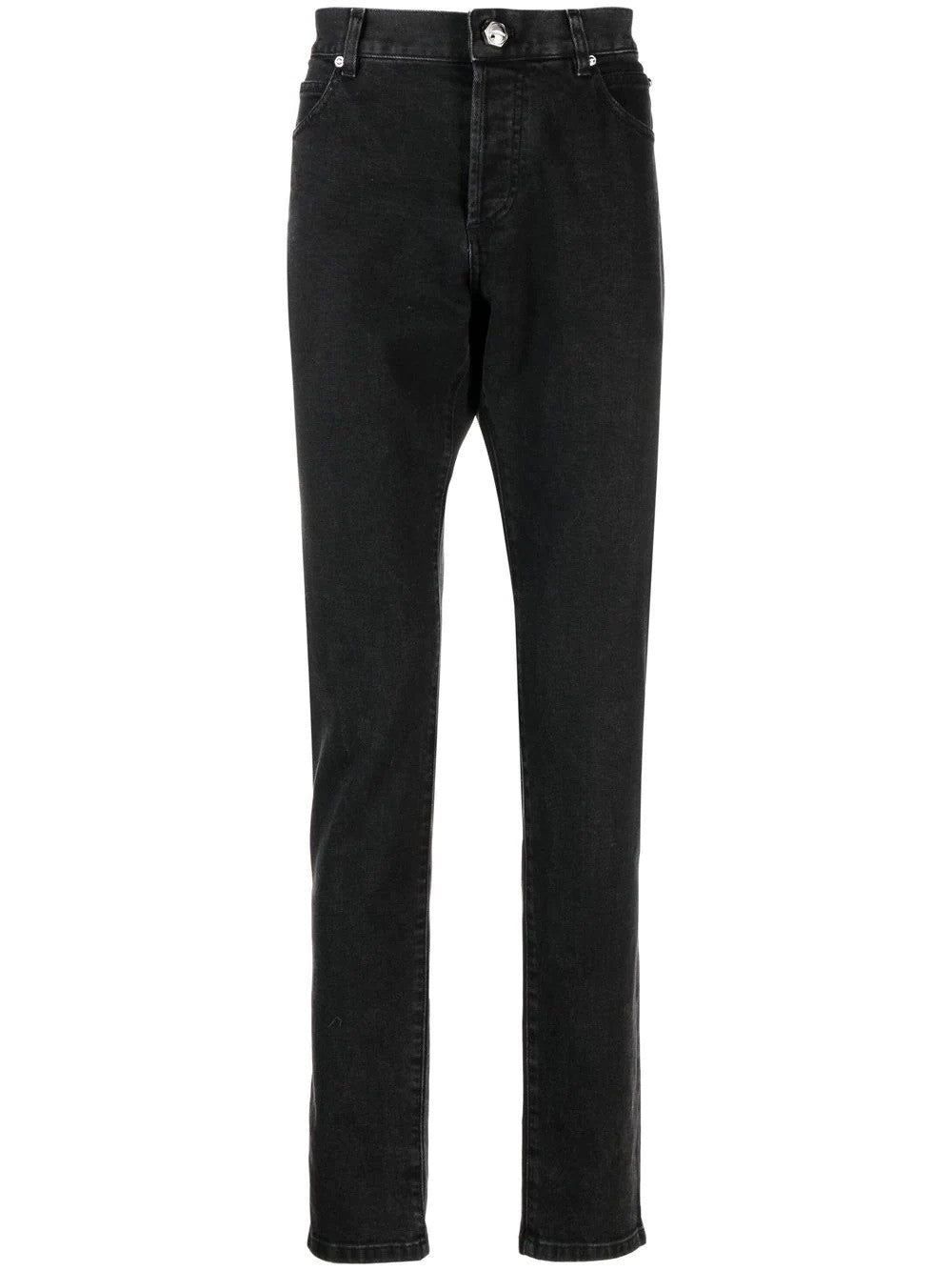 Slim Acid Wash Denim Pants