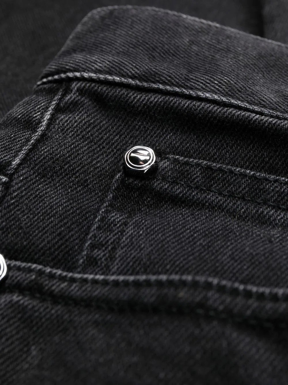 Slim Acid Wash Denim Pants