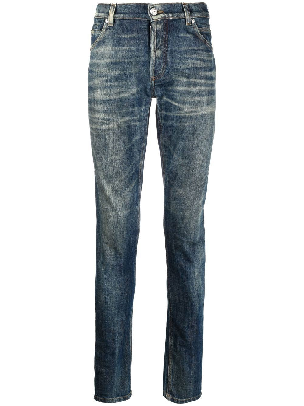 Slim Denim Stonewash Jeans