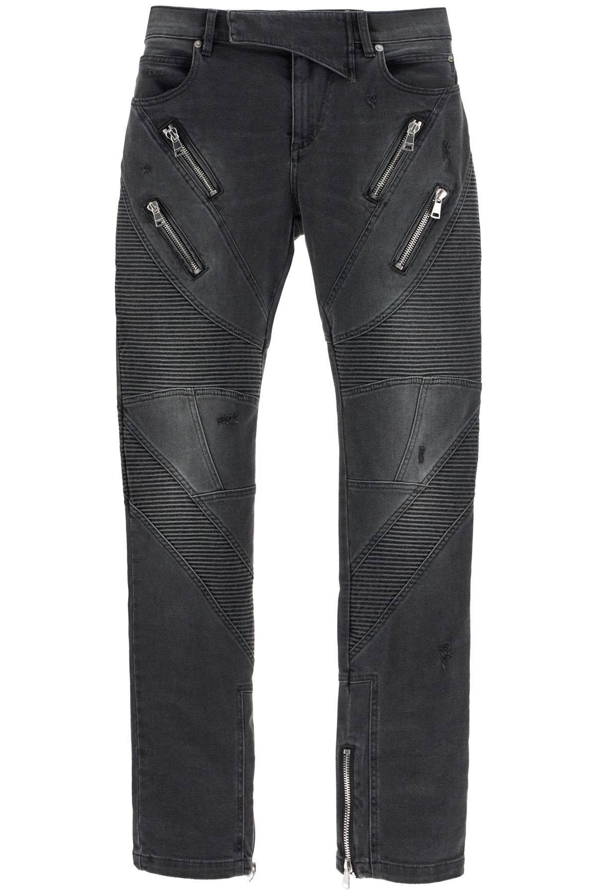 slim fit biker jeans for