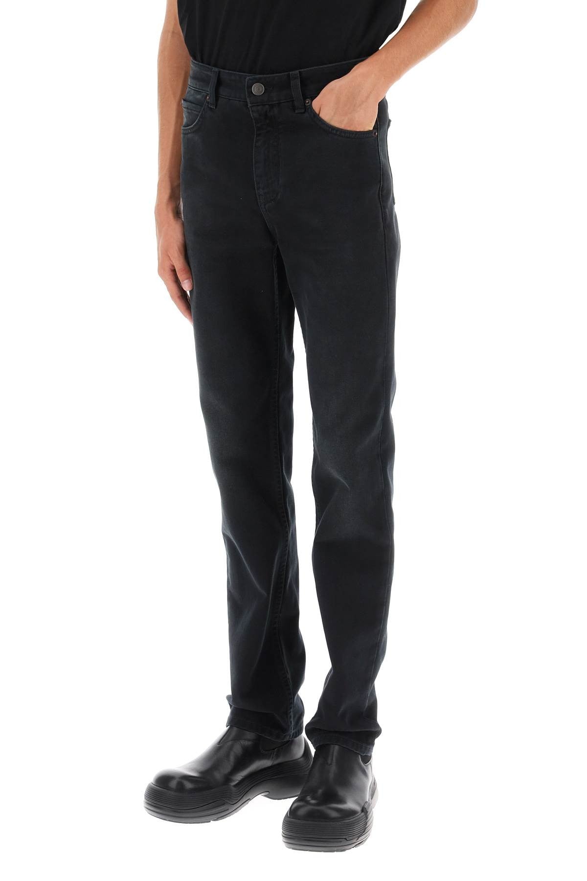 Slim Fit Jeans In Left Hand Denim