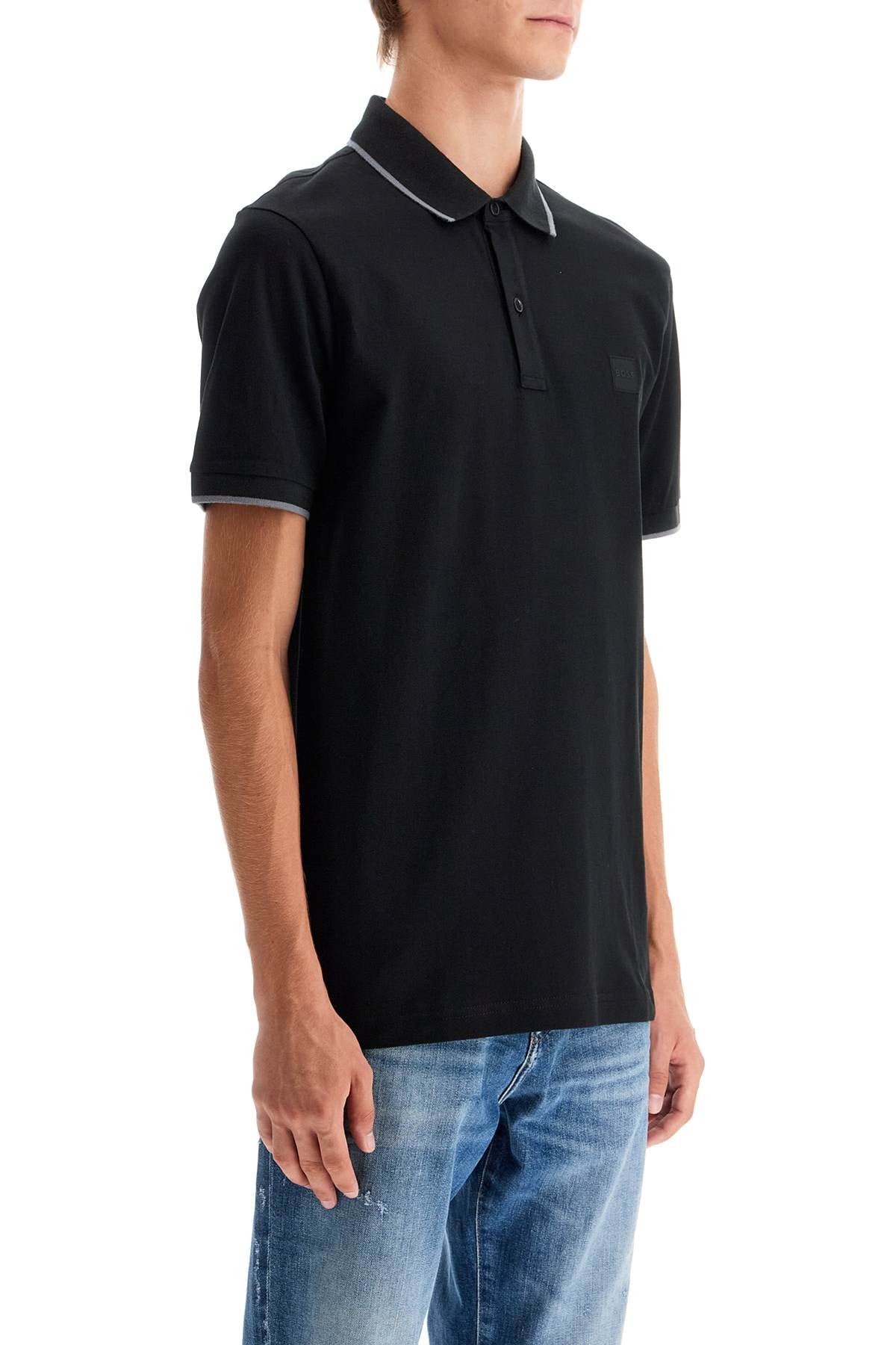 Slim Fit Piqué Polo Shirt With Tipped