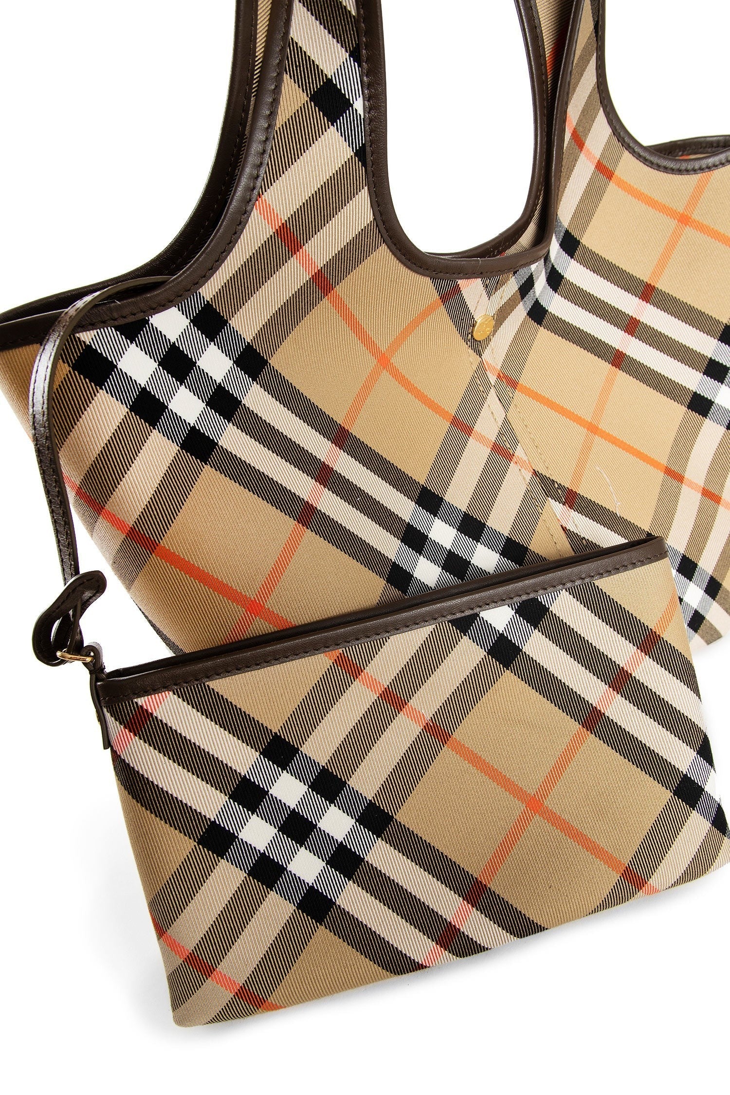 Small Check Tote Bag