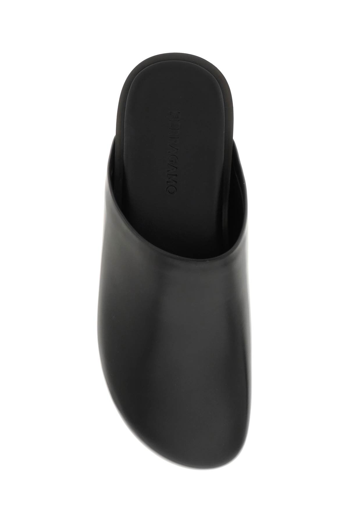 smooth leather clogs