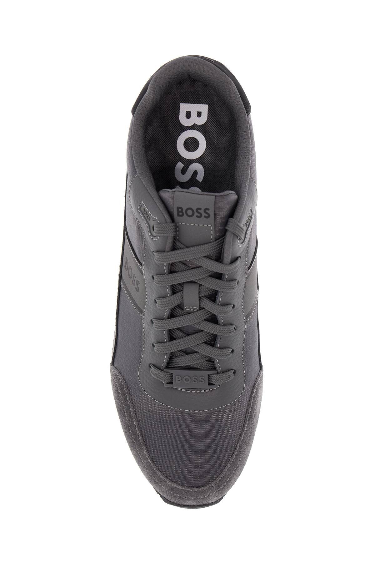 sneakers parkour-l_runn_rsmx grigio scuro tessuto e suede