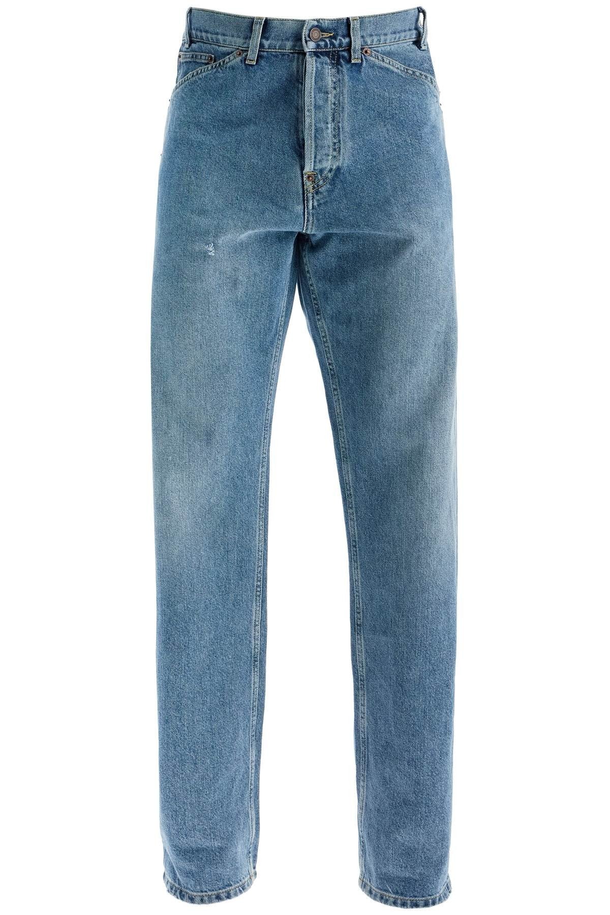 straight jeans with adjustable waistband