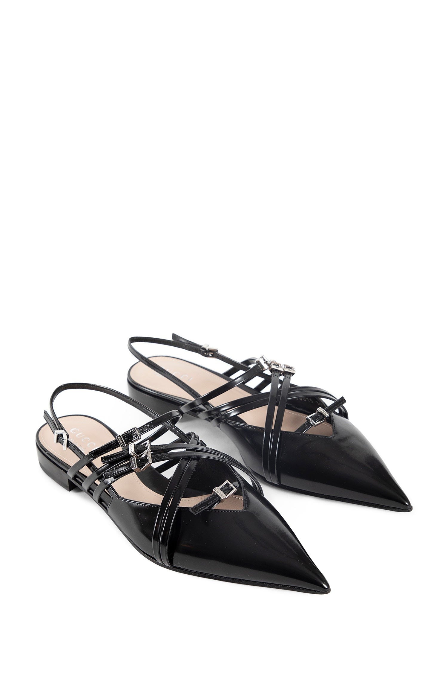 Strappy Ballet Flat Mules