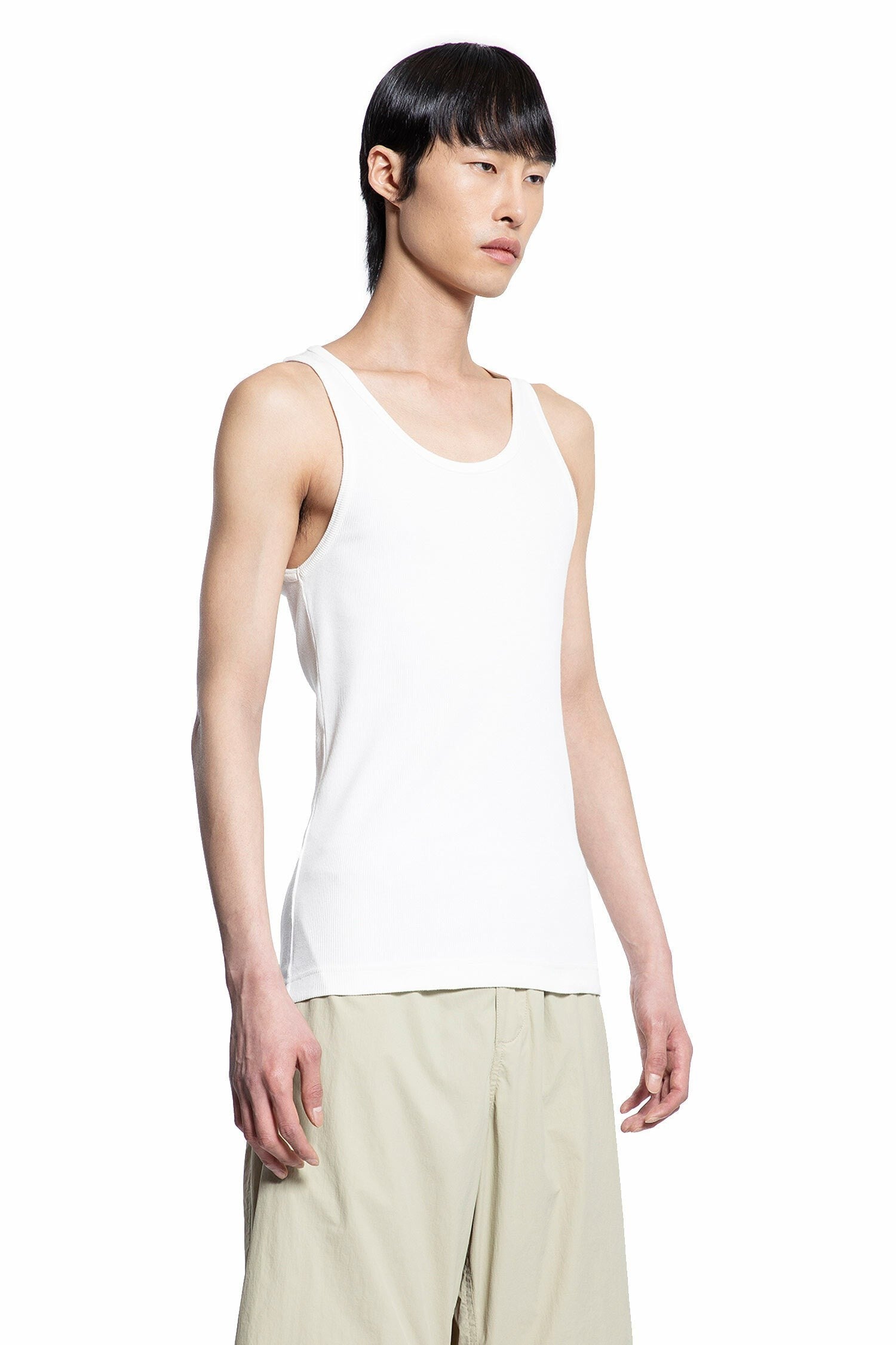Stretch Cotton Tank Top