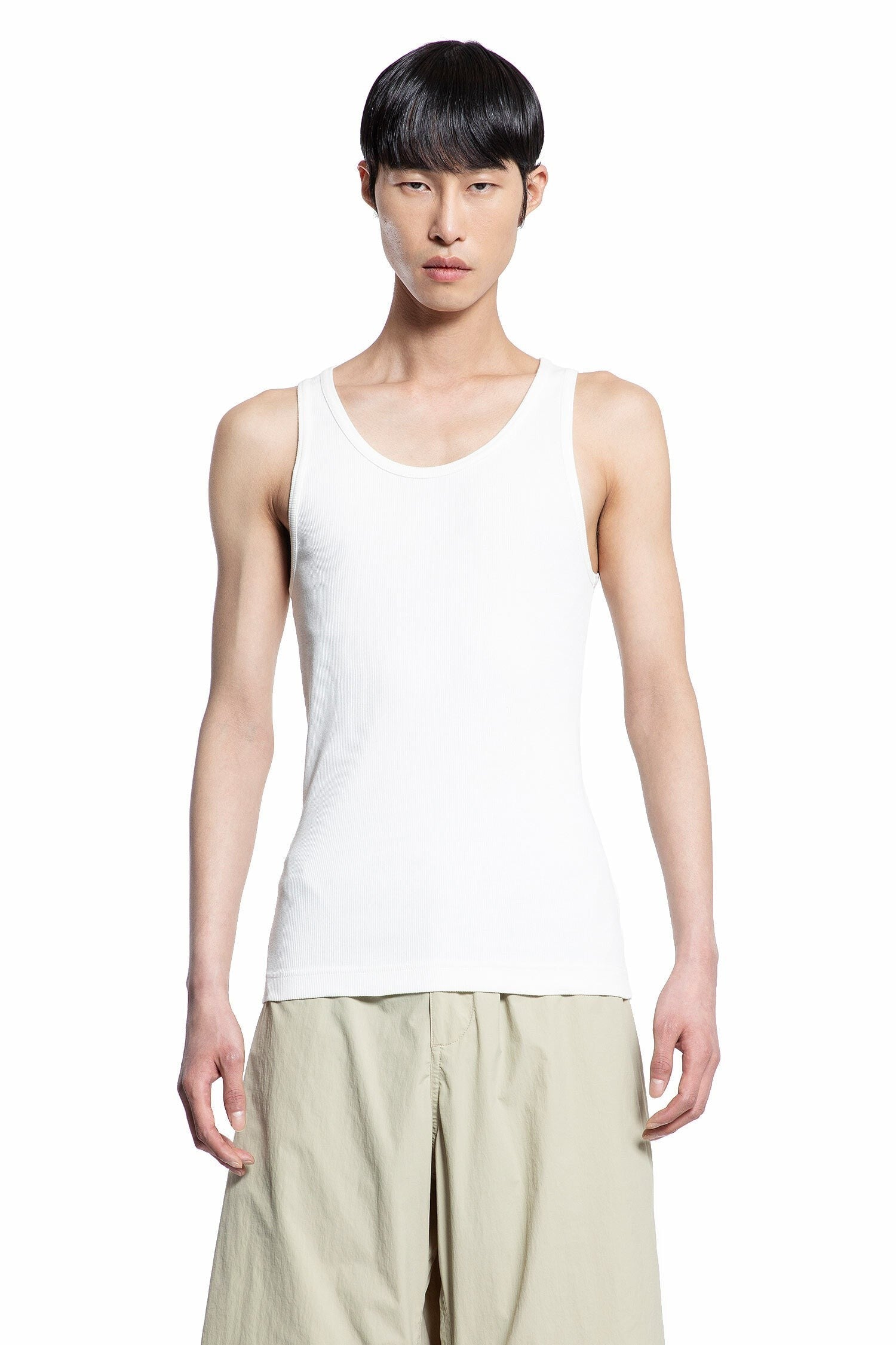 Stretch Cotton Tank Top