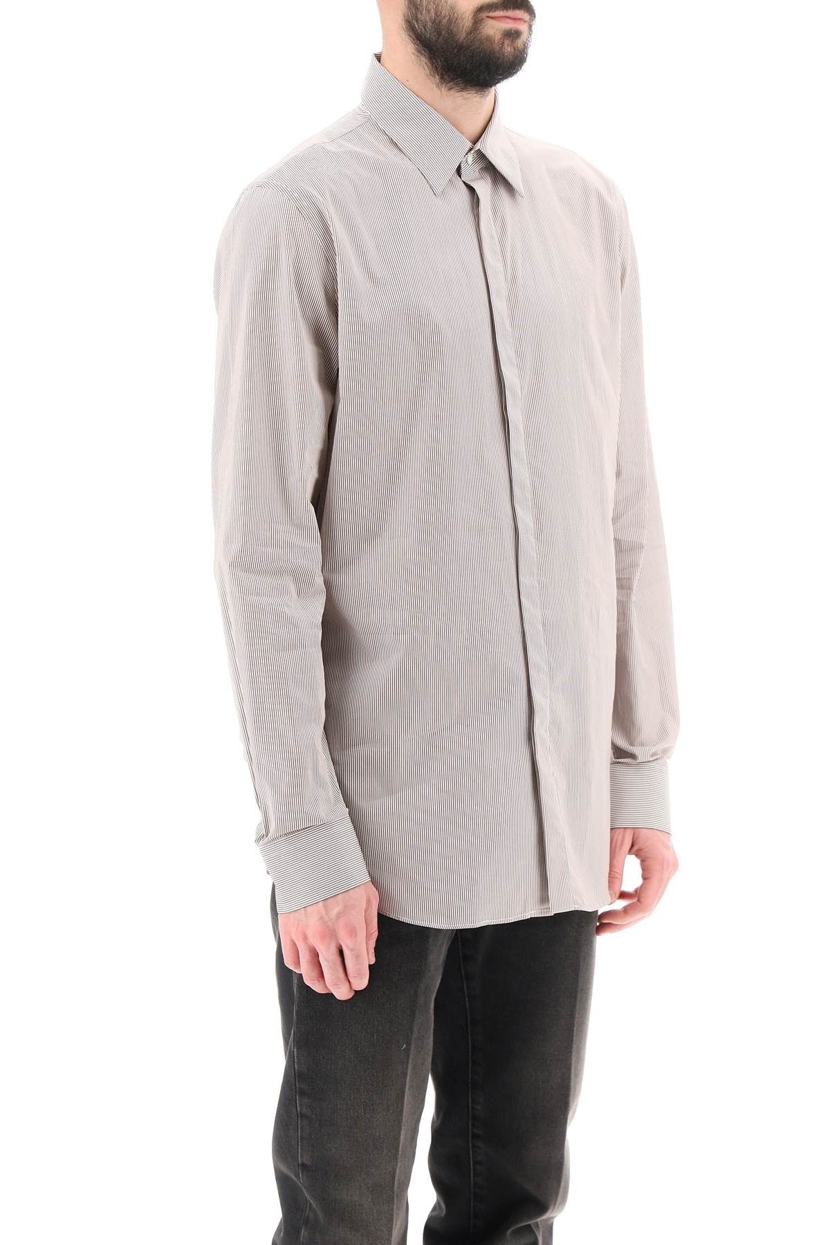 striped cotton shirt