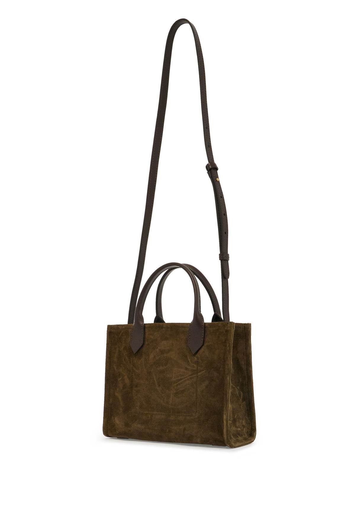 suede b-army tote bag