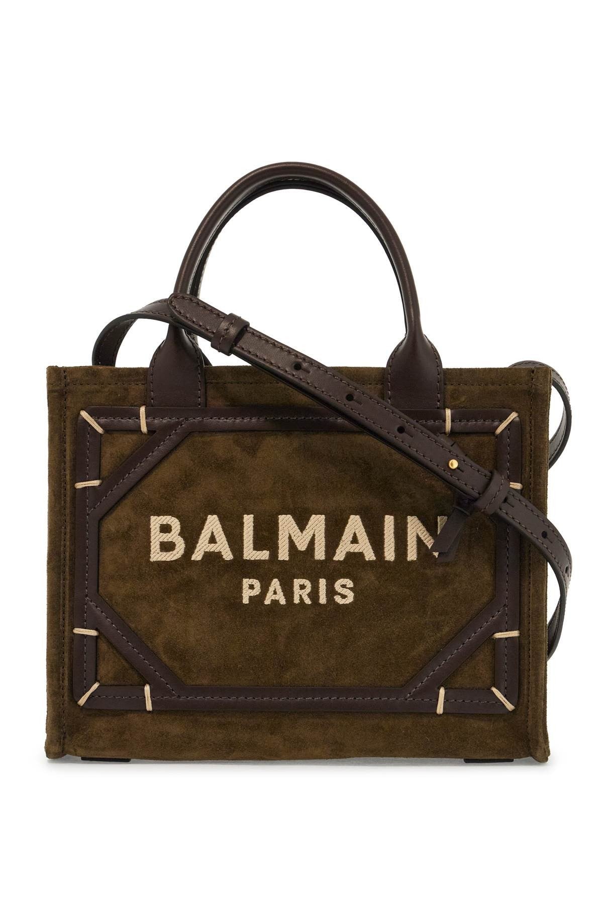 suede b-army tote bag