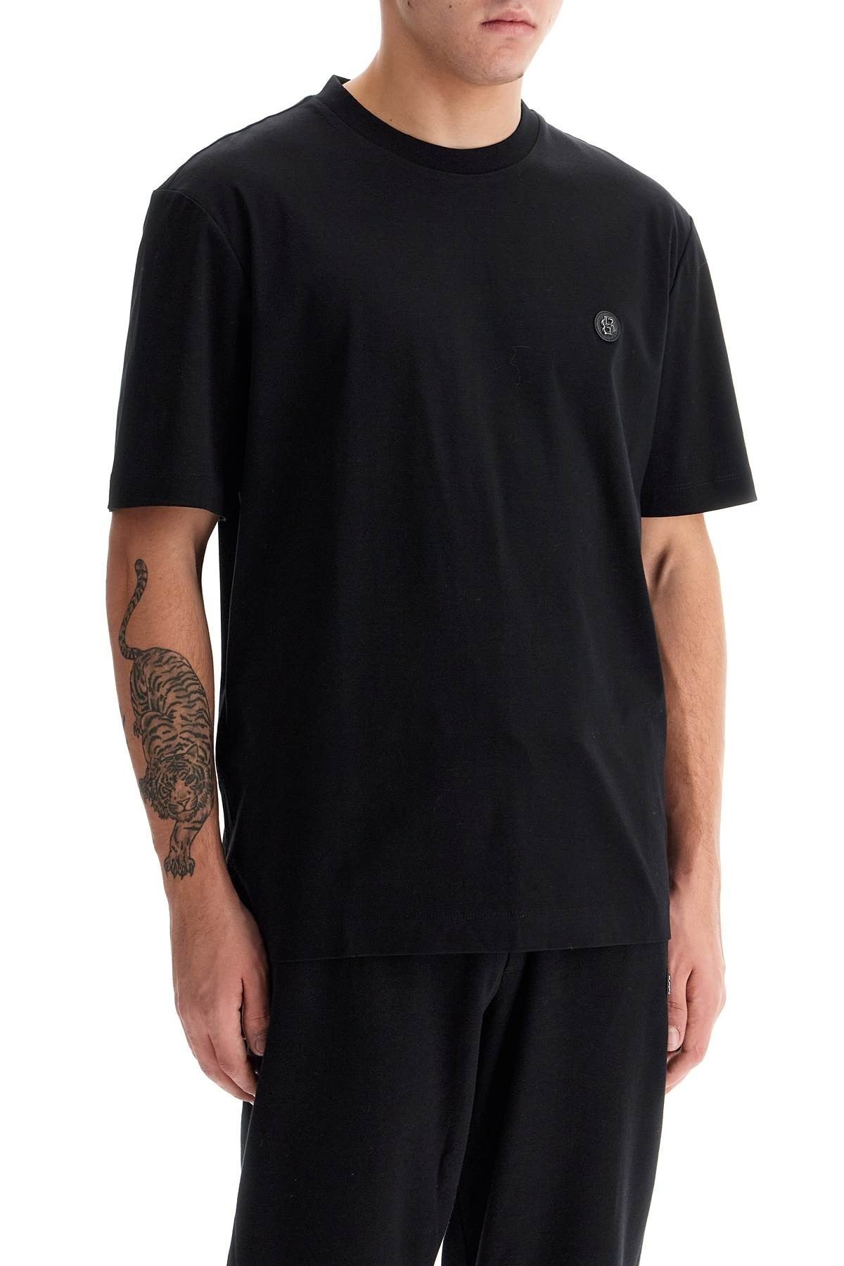 T-Shirt With Double Monogram Patch