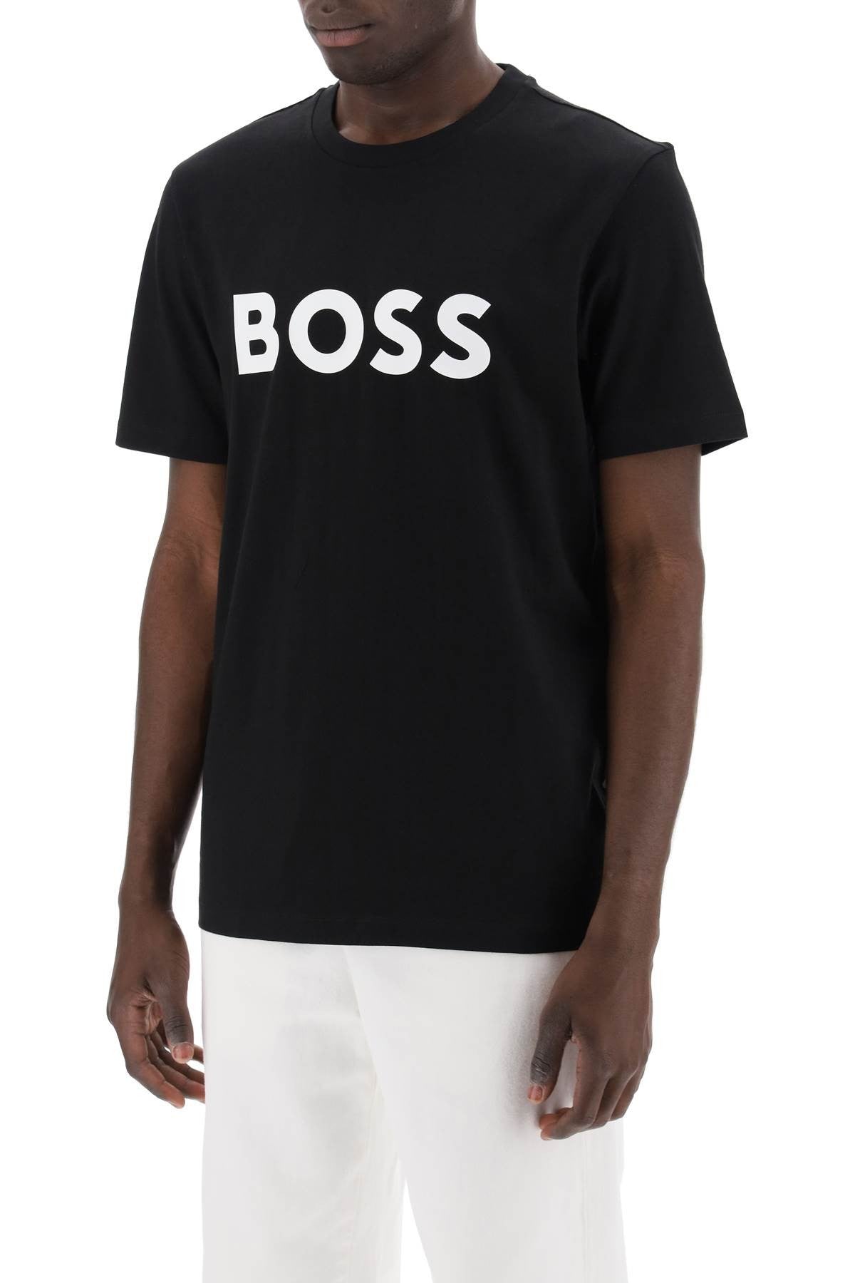 tiburt 354 logo print t-shirt