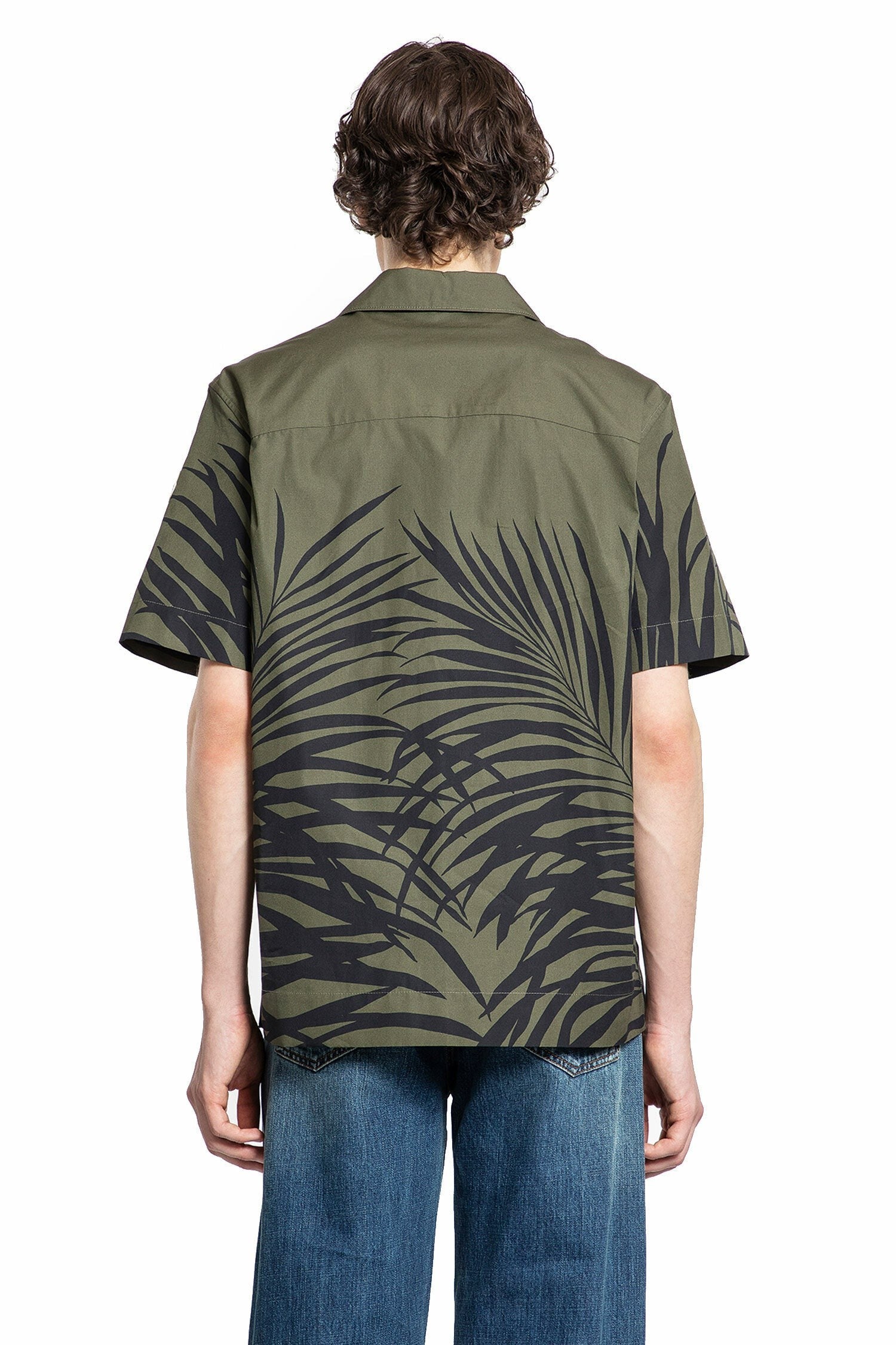 Tropical Print Short Sleeve Shirt