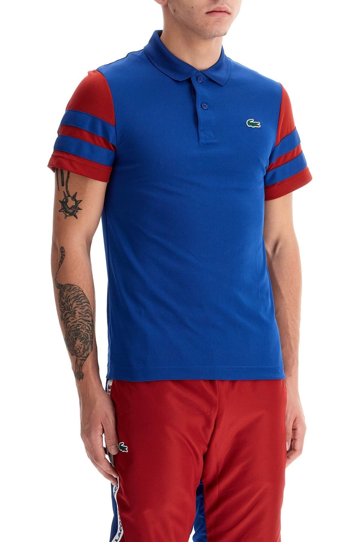 ultra-dry color block sports polo