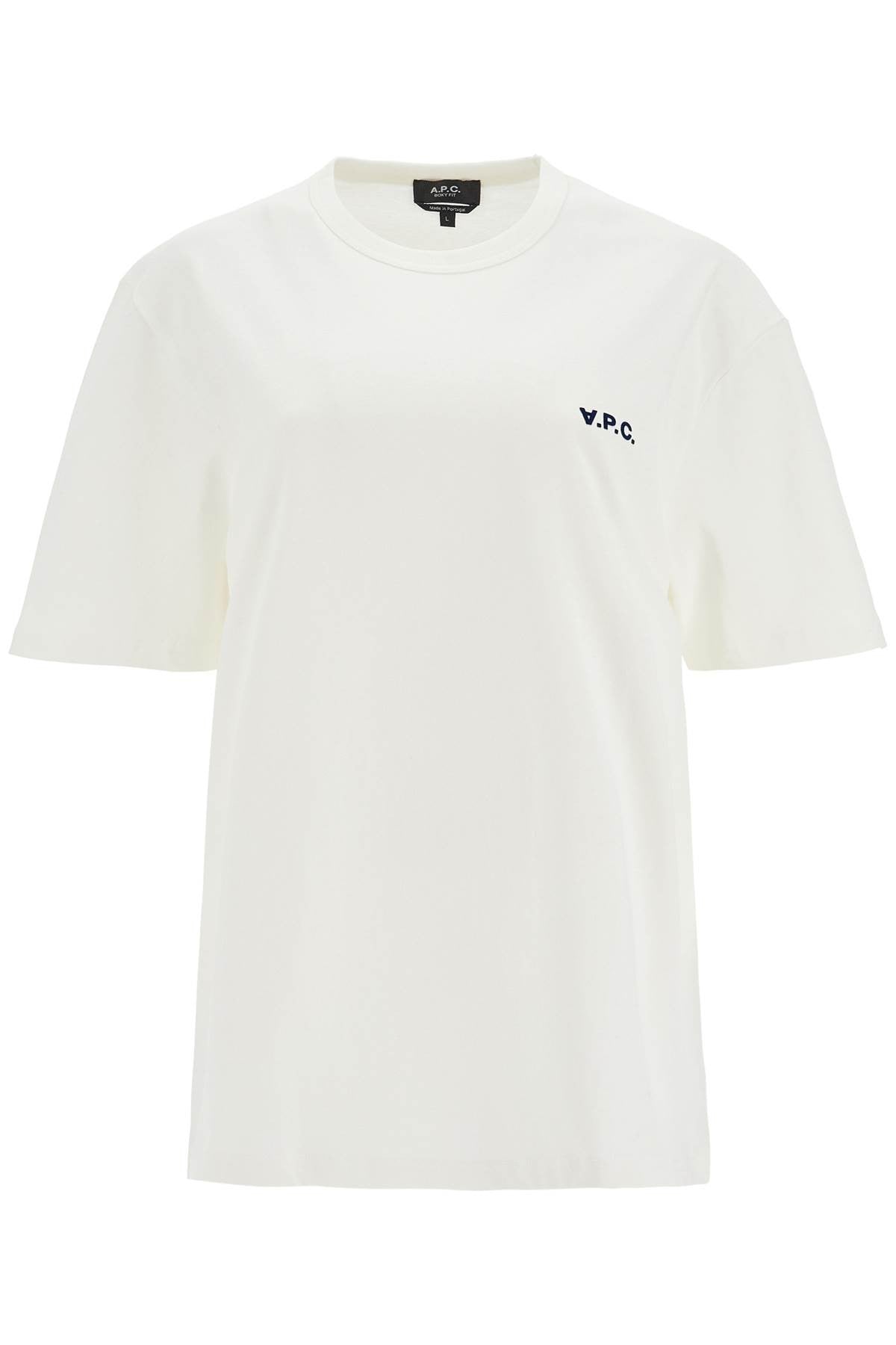 unisex boxy t-shirt in organic cotton white