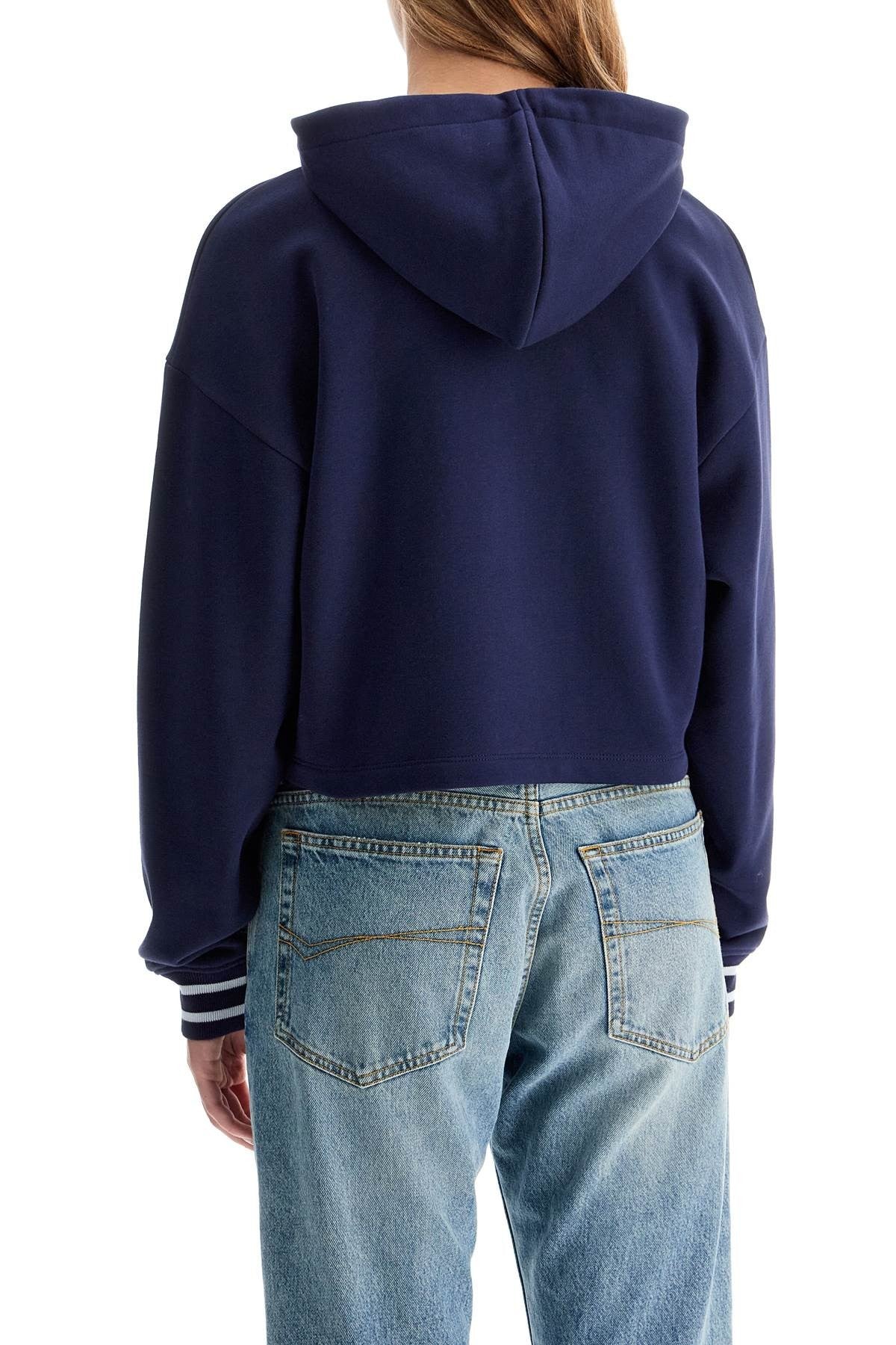 vichy logo cropped sweatshirt