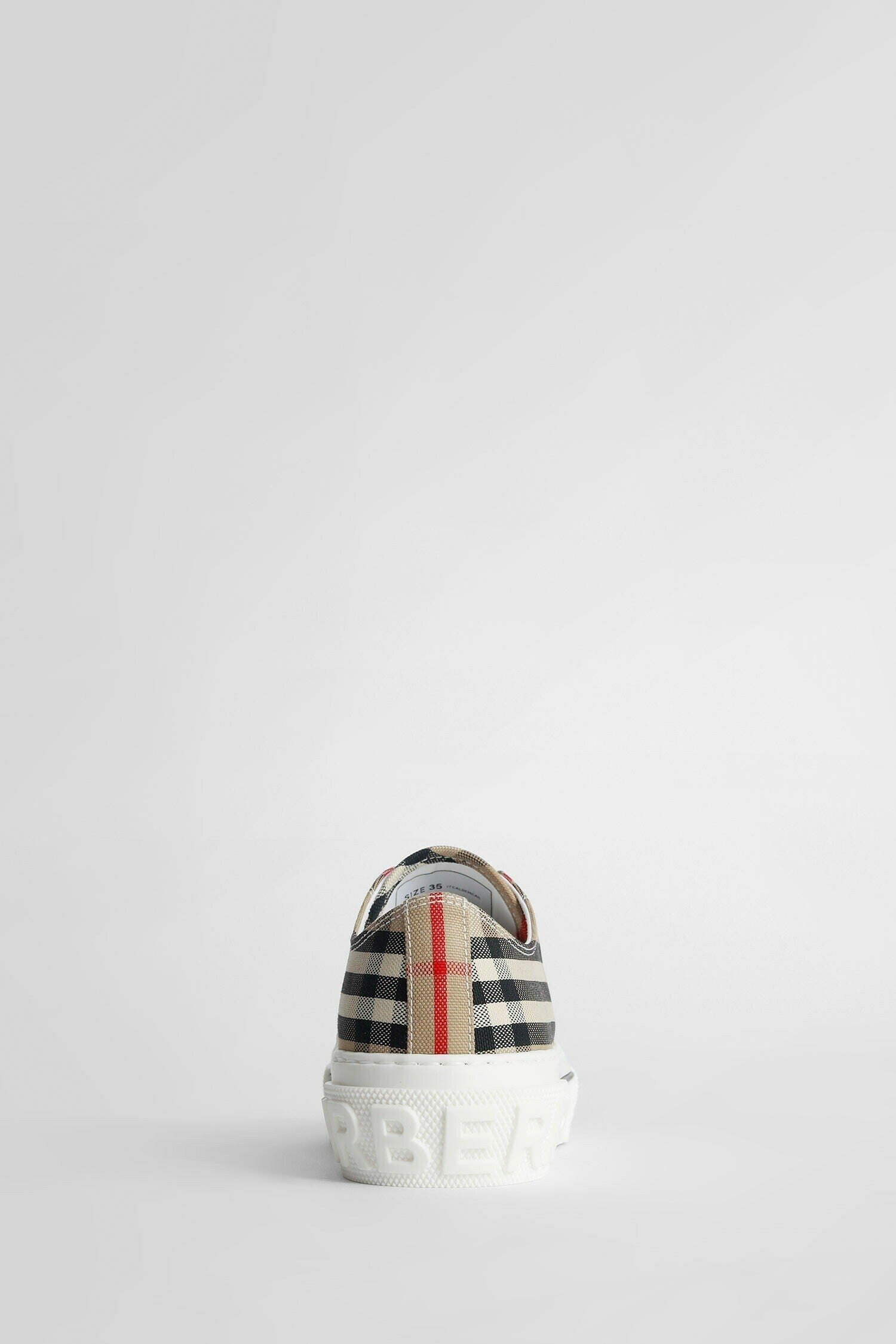 vintage check sneakers