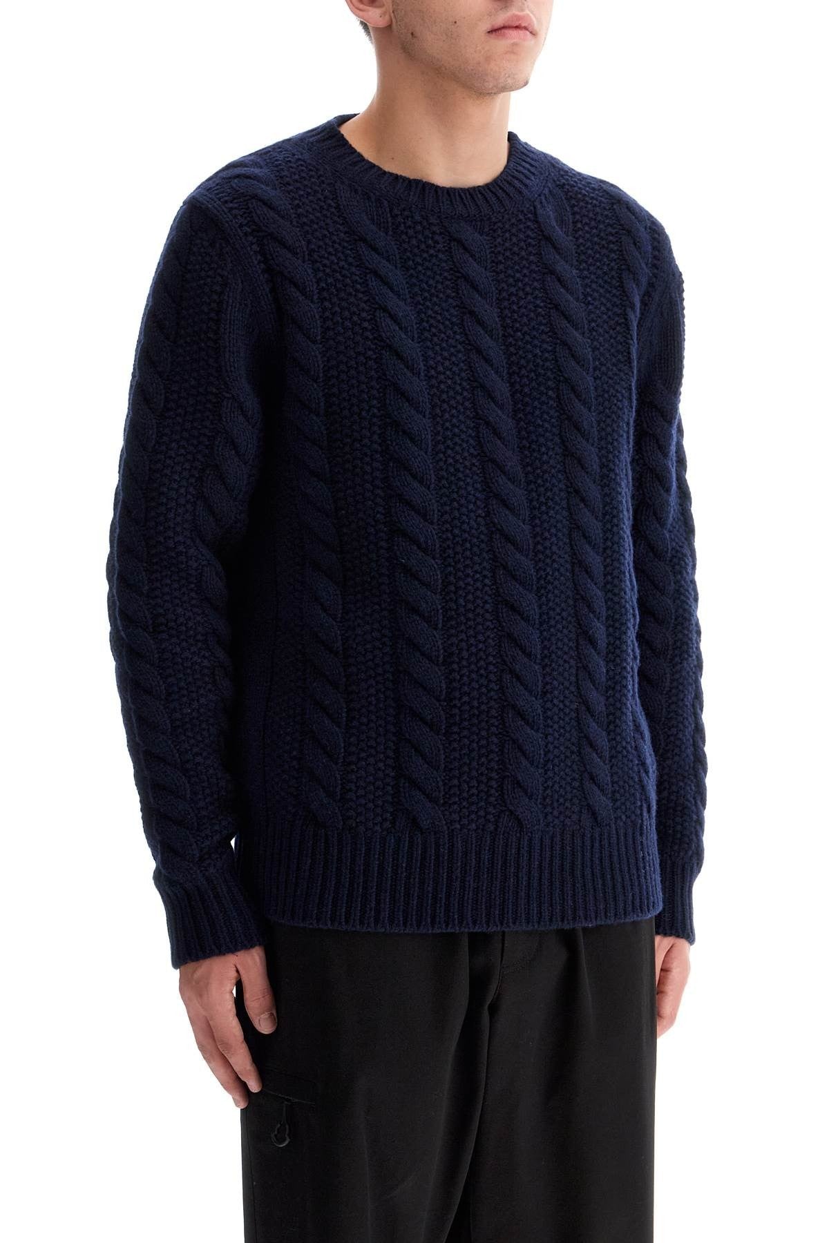 Wool And Cashmere Cable Knit Pullover