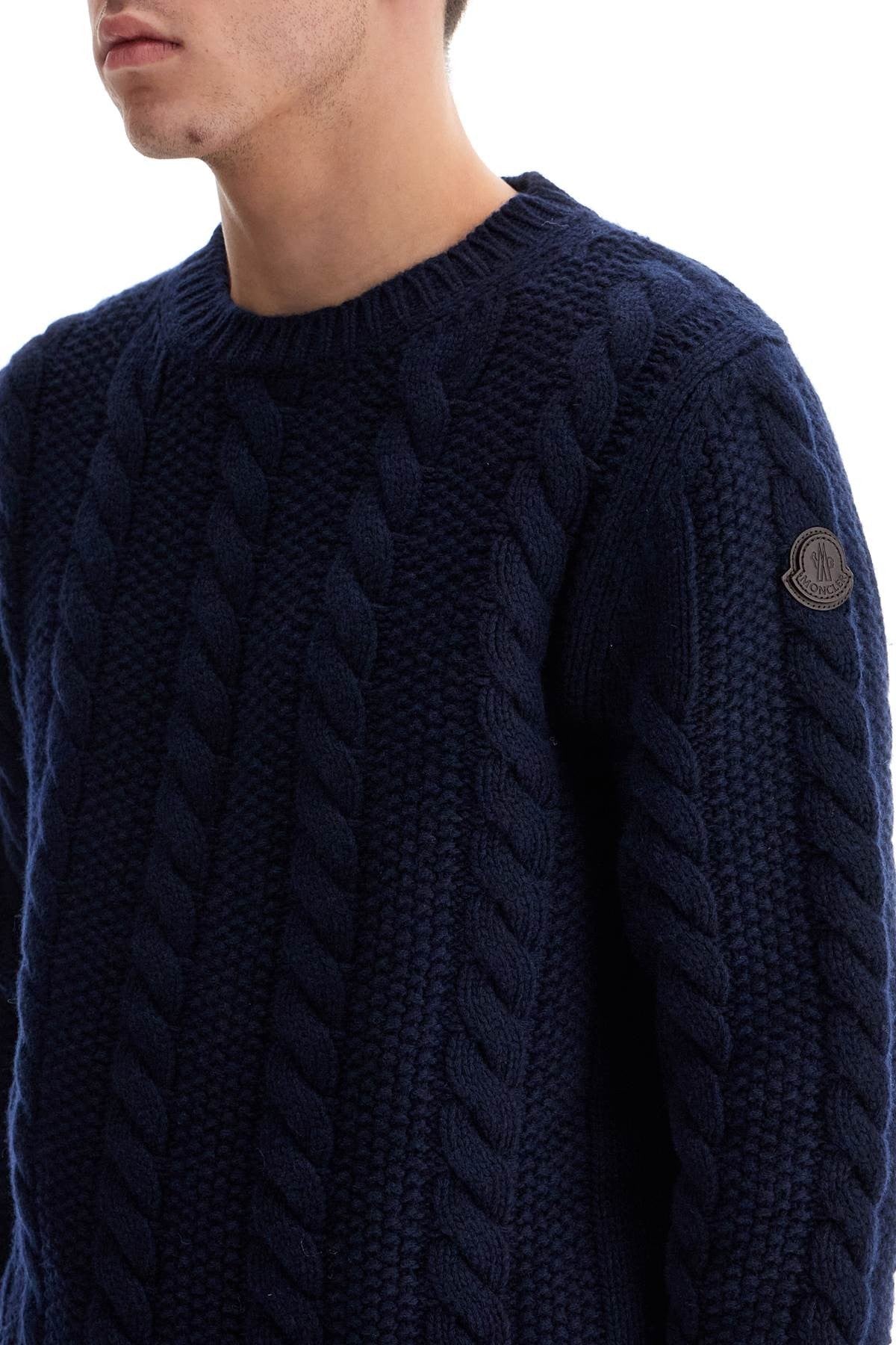 Wool And Cashmere Cable Knit Pullover