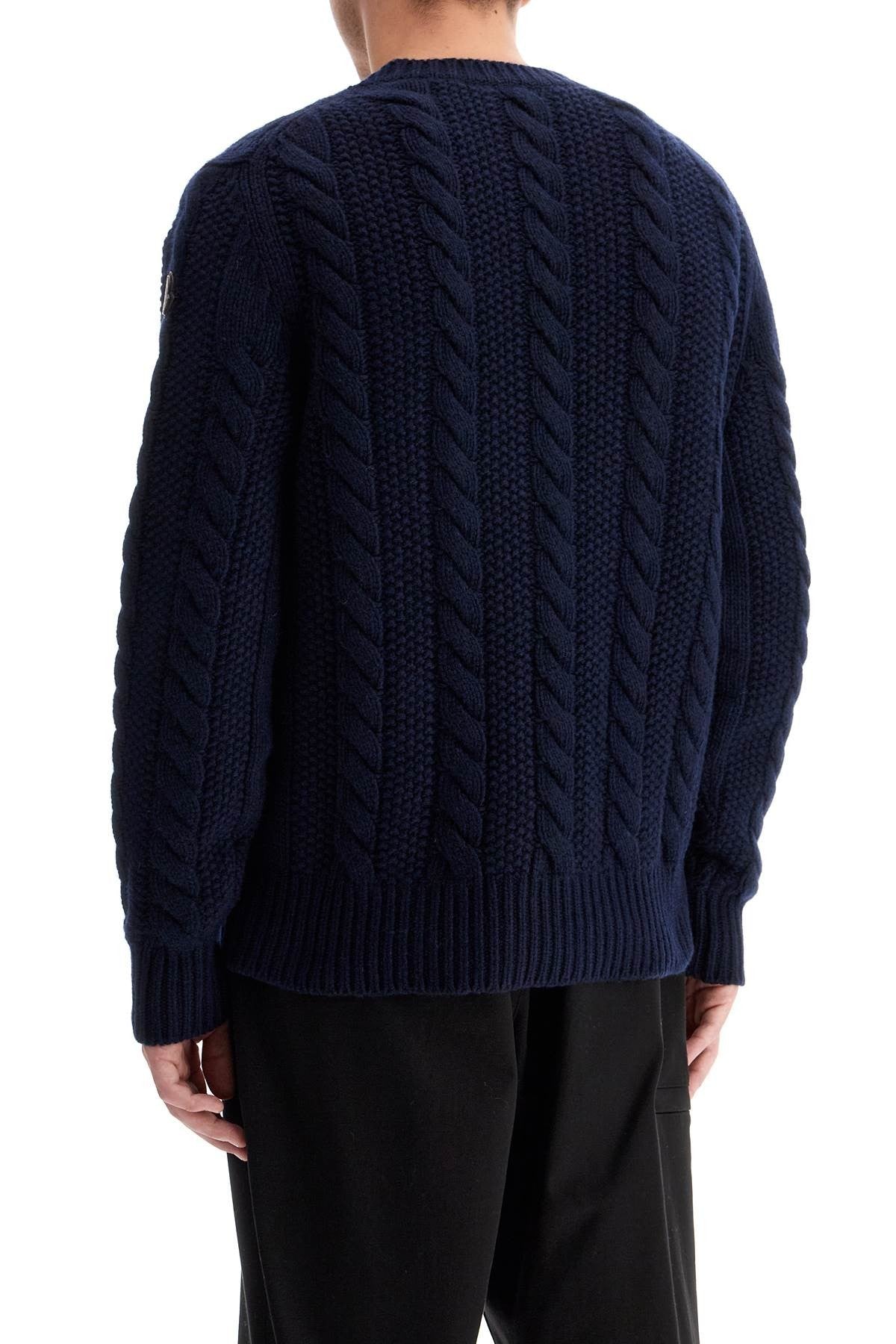 Wool And Cashmere Cable Knit Pullover