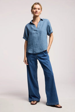 Vivica Lightweight Linen Top