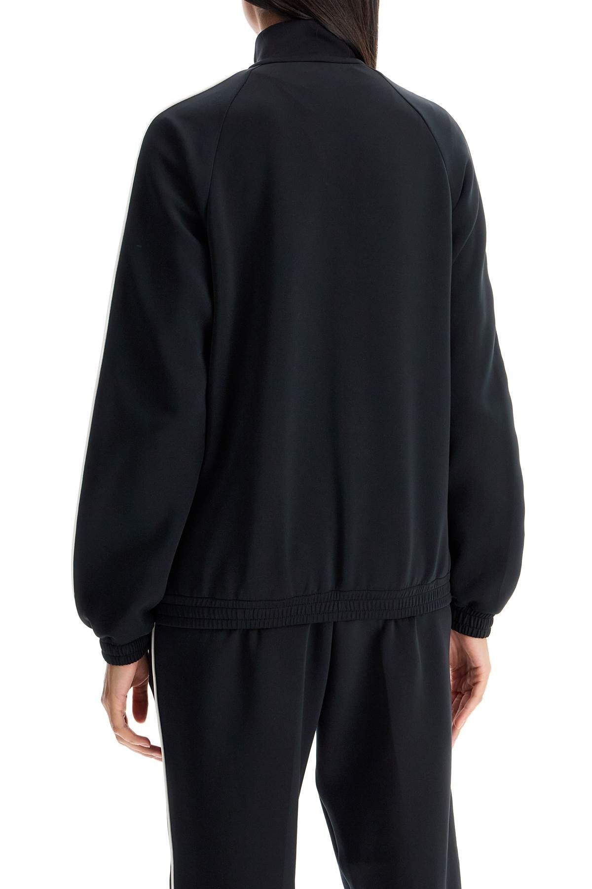 'zip-up sweatshirt in scuba